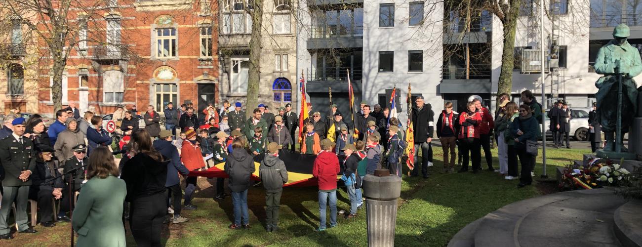 Cérémonie de commémoration du 105ème anniversaire de l’Armistice.