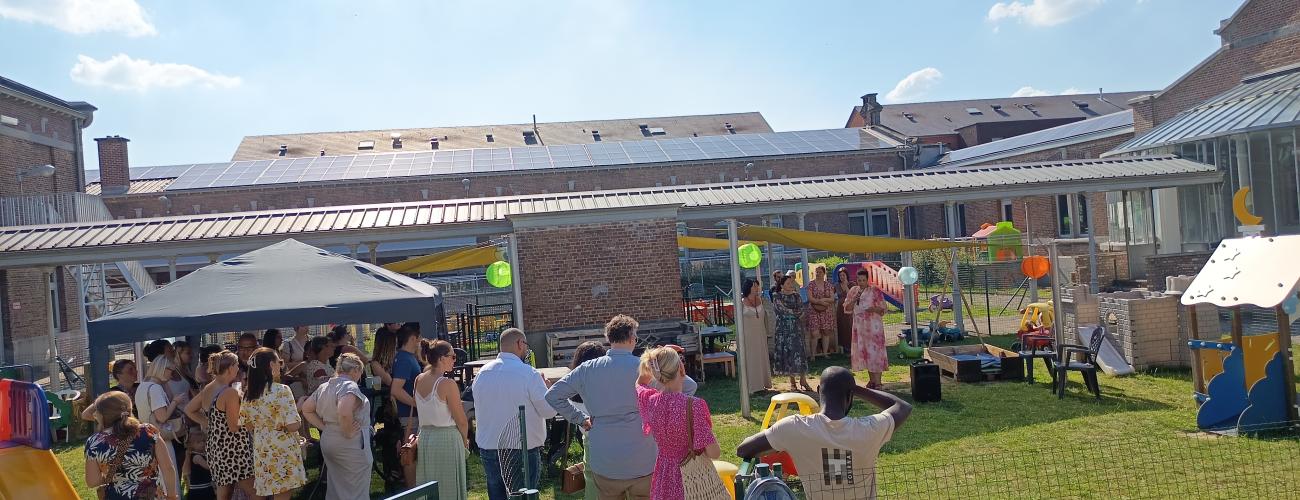 Inauguration de l'espace Snoezelen à la crèche "Le Clos des Poussins"