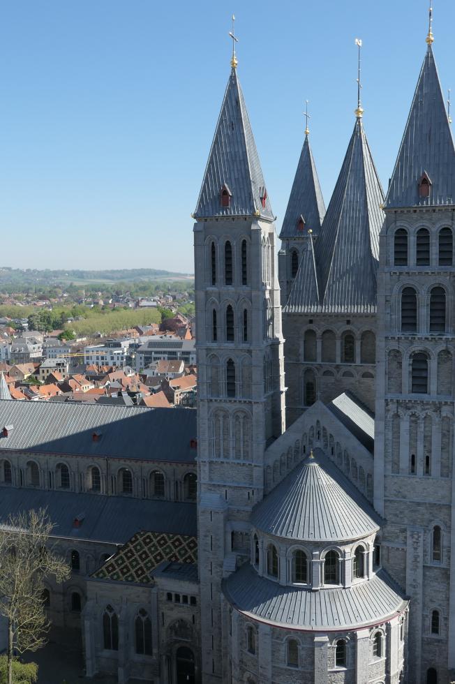 Cathédrale Notre-Dame de Tournai vue depuis le Beffroi