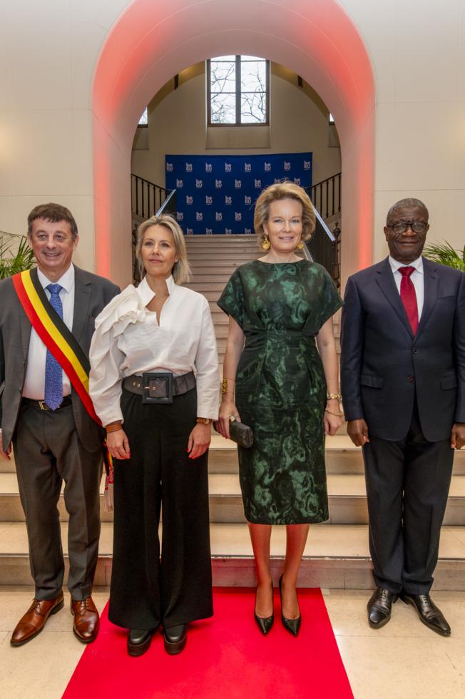 La reine Mathilde en visite à Tournai