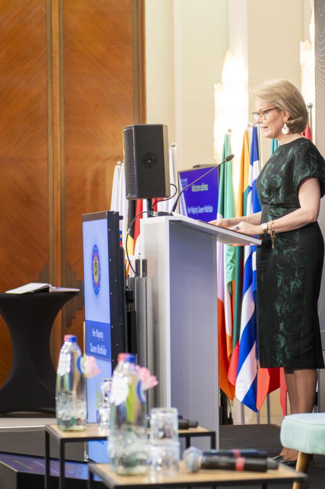 La reine Mathilde en visite à Tournai